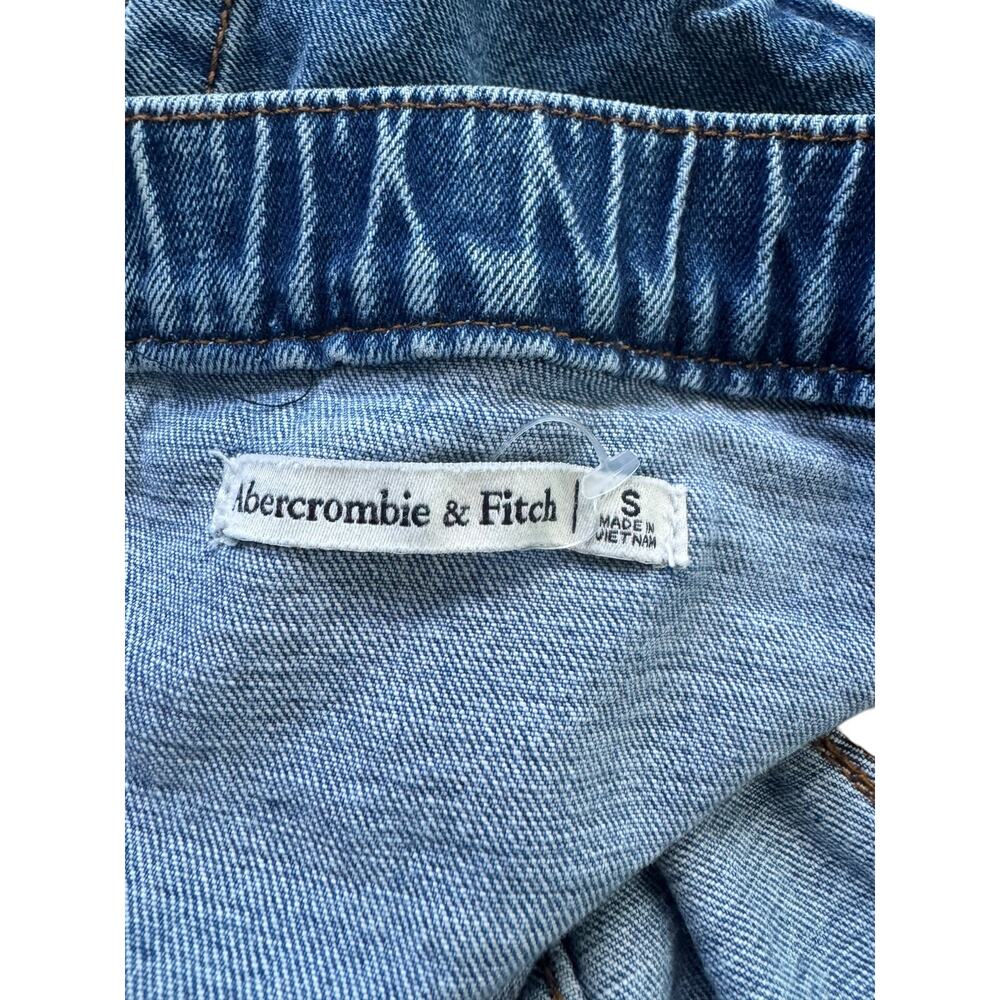 Abercrombie & Fitch Denim Corset Tube Top | Size Small - Picture 3 of 3